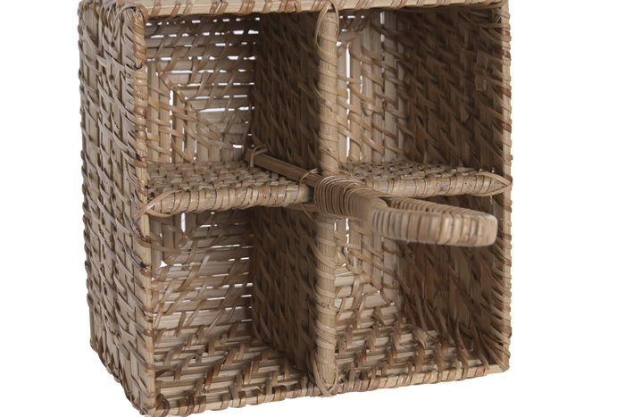 DKD Home Decor Cubertero Bambú Ratán Natural