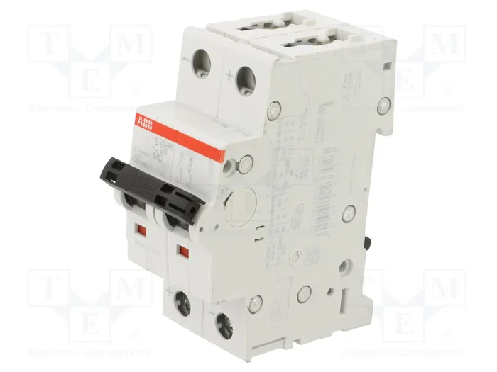 ABB S200M UC Interruptor magnetotérmico 2 polos 20A ABB S200M UC Interruptor magnetotérmico 2 polos 20A