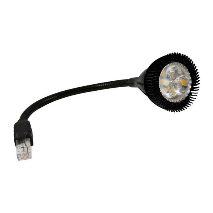 ALLNET ALL-PWR-LED1 Lámpara LED PoE 3 W Blanco Cálido Negro ALLNET ALL-PWR-LED1 Lámpara LED PoE 3 W Blanco Cálido Negro