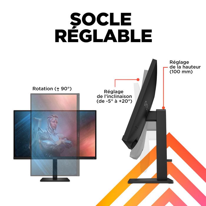 HP Omen 27" Monitor Gaming FHD 165Hz 1ms FreeSync Premium, Pantalla 27 Pulgadas para Juegos, 99% sRGB, OMEN 27 HP Omen 27" Monitor Gaming FHD 165Hz 1ms FreeSync Premium, Pantalla 27 Pulgadas para Juegos, 99% sRGB, OMEN 27