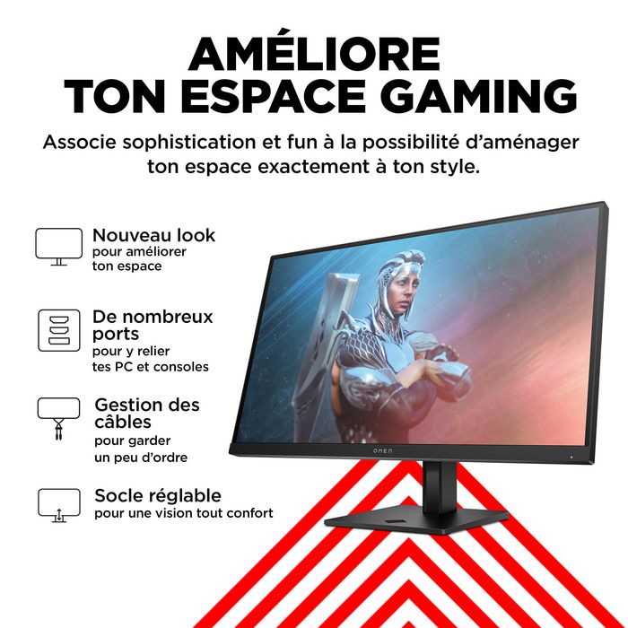 HP Omen 27" Monitor Gaming FHD 165Hz 1ms FreeSync Premium, Pantalla 27 Pulgadas para Juegos, 99% sRGB, OMEN 27 HP Omen 27" Monitor Gaming FHD 165Hz 1ms FreeSync Premium, Pantalla 27 Pulgadas para Juegos, 99% sRGB, OMEN 27