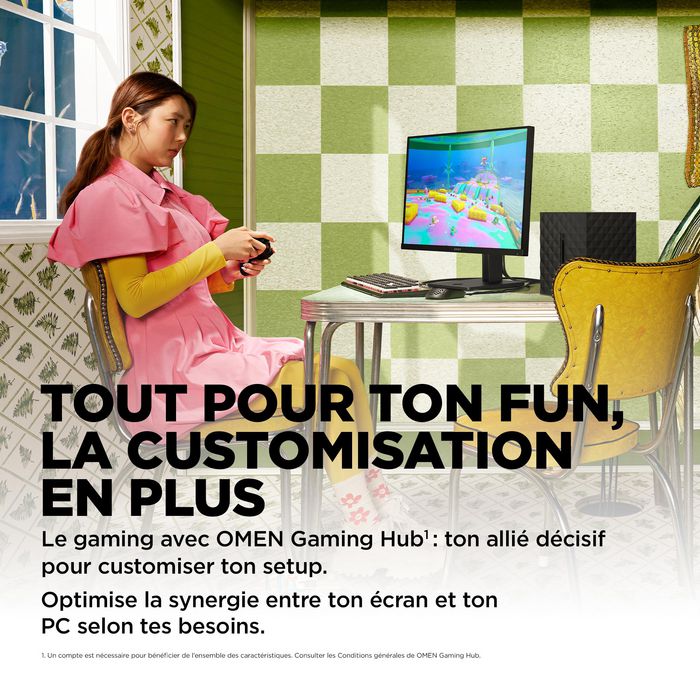 HP Omen 27" Monitor Gaming FHD 165Hz 1ms FreeSync Premium, Pantalla 27 Pulgadas para Juegos, 99% sRGB, OMEN 27 HP Omen 27" Monitor Gaming FHD 165Hz 1ms FreeSync Premium, Pantalla 27 Pulgadas para Juegos, 99% sRGB, OMEN 27