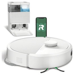 iRobot Roomba Plus 405 Combo Robot Aspirador con Base AutoWash Blanco