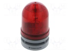 WERMA Señalizador Luminosa y Sonora Rojo IP66