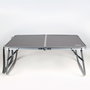 Aktive Mesa plegable de camping antracita con asas de transporte