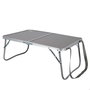 Aktive Mesa plegable de camping antracita con asas de transporte