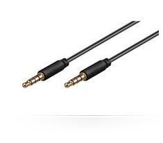 MicroConnect Cable de Audio Auxiliar 3.5 mm Estéreo con Micrófono, 4 Pines, 1 m, Conector Ultra Delgado y Flexible MicroConnect Cable de Audio Auxiliar 3.5 mm Estéreo con Micrófono, 4 Pines, 1 m, Conector Ultra Delgado y Flexible