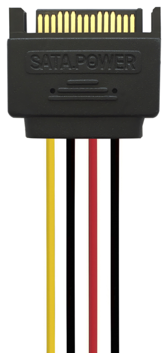 Aisens Cable de Alimentación SATA 1 Macho a 2 Hembra 20cm A131-0353