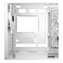 Sharkoon MK6 RGB Torre Media Gaming ATX Micro Mini-ITX con Ventana de Cristal Templado, Iluminación RGB, 3 Ventiladores 120mm, Color Negro, Blanco - Referencia MK6 RGB Micro-ATX