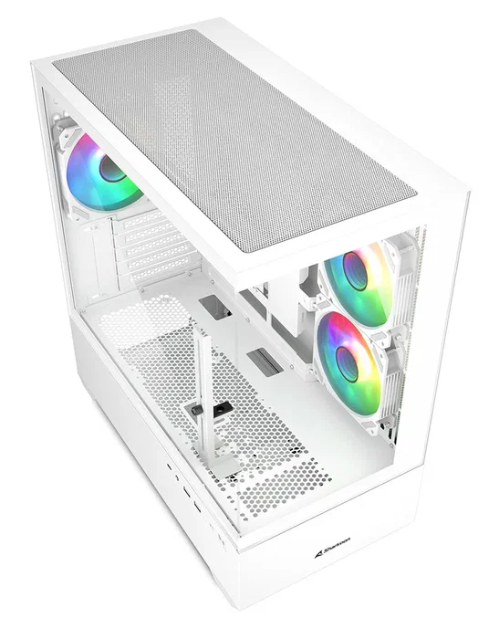 Sharkoon MK6 RGB Midi Tower Negro con Cristal Templado y Soporte BTF Sharkoon MK6 RGB Midi Tower Negro con Cristal Templado y Soporte BTF