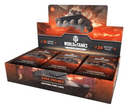 Archon Studio World of Tanks TCG Siege Engines Caja de Sobres (24) Edición Inglés