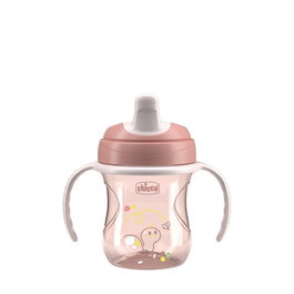 CHICCO Vaso de Aprendizaje Rosa 200ml 6M+