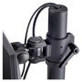 StarTech.com Soporte de Monitores Apilados Verticalmente para 2 Pantallas 49 Pulgadas Carga 16 kg por Monitor VESA 100x100 mm Montaje en C Negro