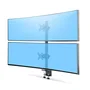 StarTech.com Soporte de Sobremesa para Dos Monitores Apilados Verticalmente de 49 pulgadas Negro