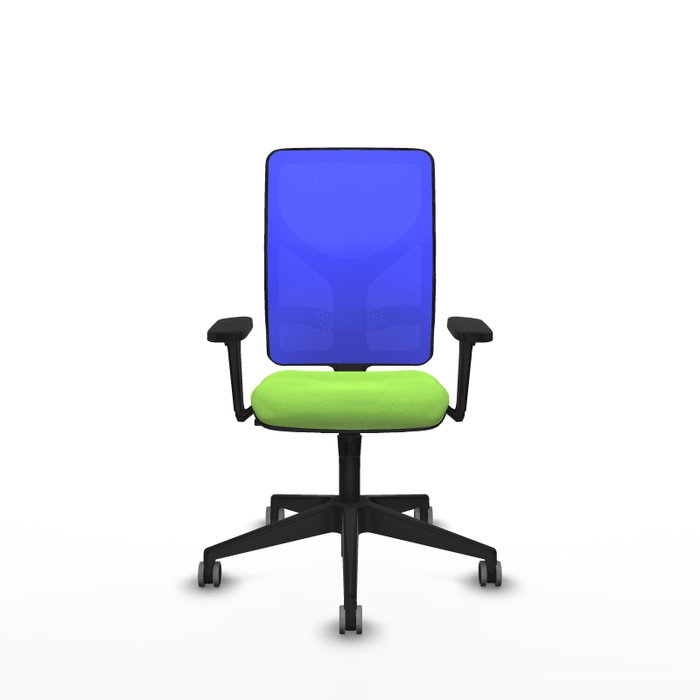 PIQUERAS Y CRESPO Silla de oficina Motilla con mecanismo Sincro, Pistacho y Azul PIQUERAS Y CRESPO Silla de oficina Motilla con mecanismo Sincro, Pistacho y Azul
