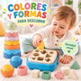 Jugatoys - misprimerosjuguetes Torres apilables y encajables infantiles 33x11x23cm