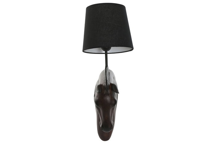 DKD Home Decor Lámpara de Pared de Resina con Diseño de Caballo DKD Home Decor Lámpara de Pared de Resina con Diseño de Caballo