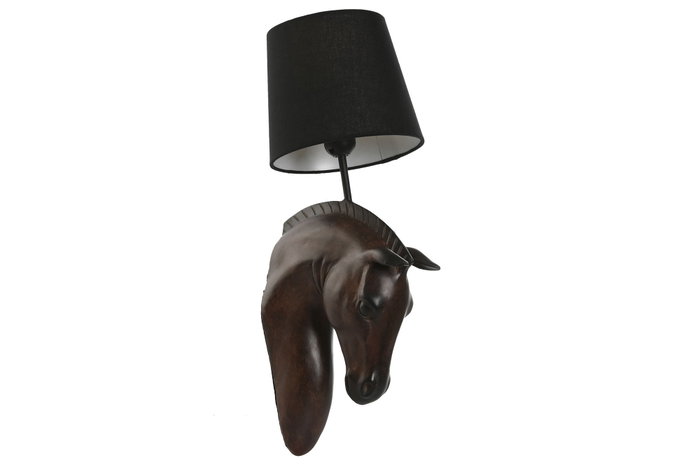 DKD Home Decor Lámpara de Pared de Resina con Diseño de Caballo DKD Home Decor Lámpara de Pared de Resina con Diseño de Caballo
