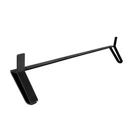 Q&Q Pata Metal Long Negro Mate 1m H125