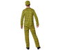Disfraz Preso Amarillo y Negro M-L