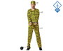 Disfraz Preso Amarillo y Negro M-L
