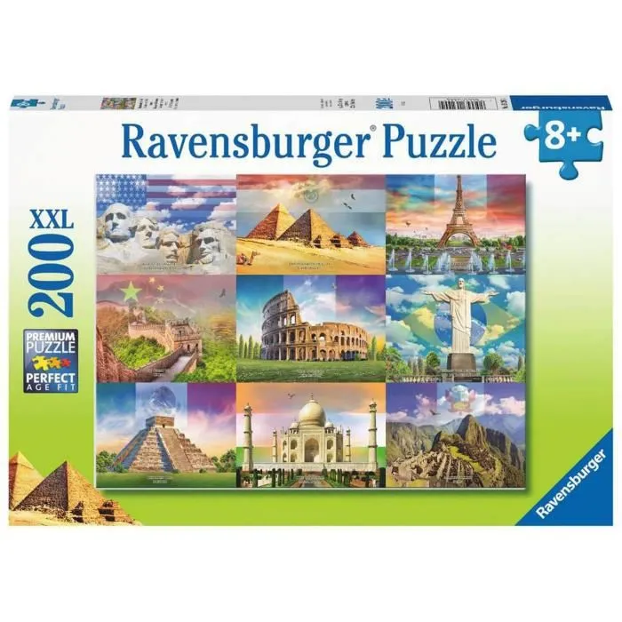 Ravensburger Puzzle 200 piezas Monumentos XXL Ravensburger Puzzle 200 piezas Monumentos XXL