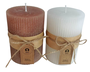 DKD Home Decor Velas de Cera de Parafina 7x7x10 cm Surtidas