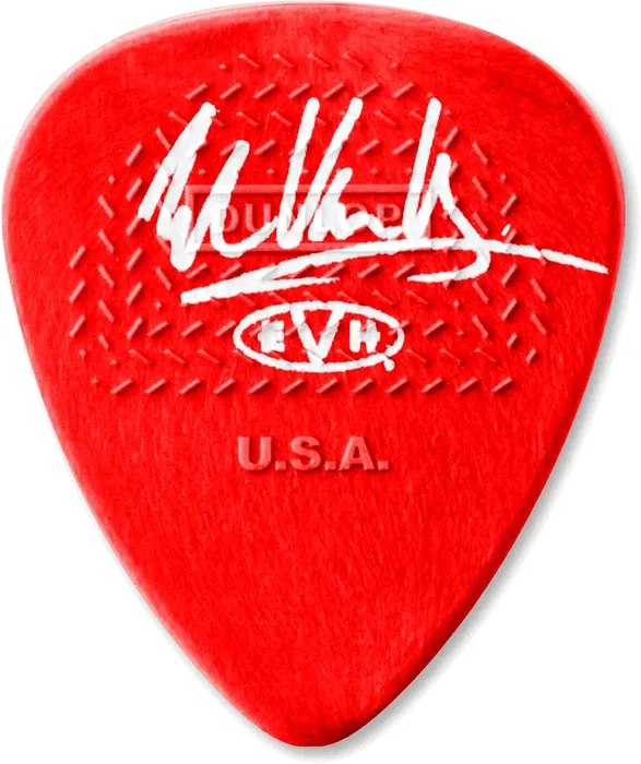 DUNLOP Pack de 24 Púas Signature EVH Frankenstein Rojas - 0,60 mm