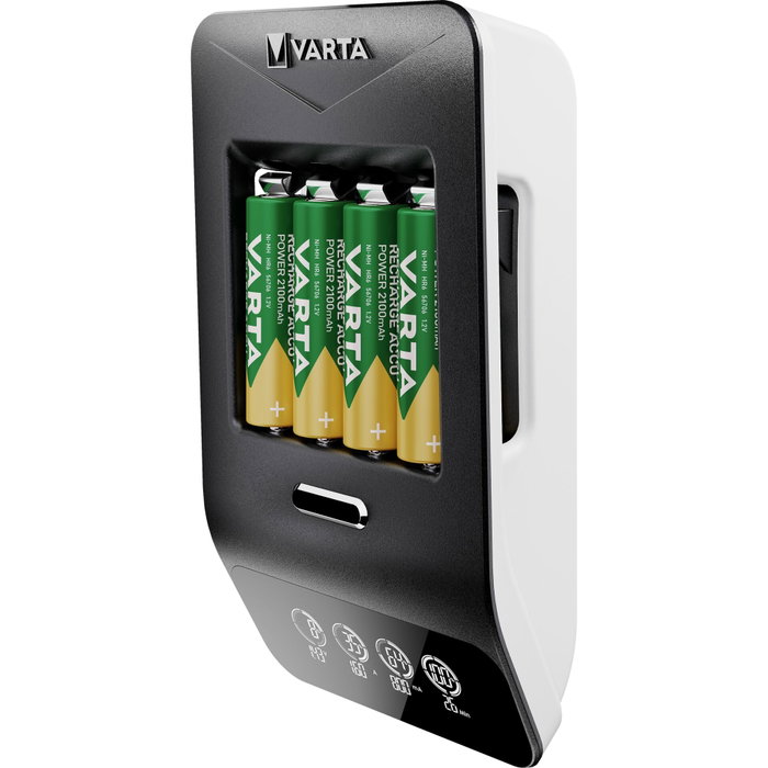 Varta LCD Ultra Fast Charger+ con 4 baterías AA 2100 mAh Varta LCD Ultra Fast Charger+ con 4 baterías AA 2100 mAh
