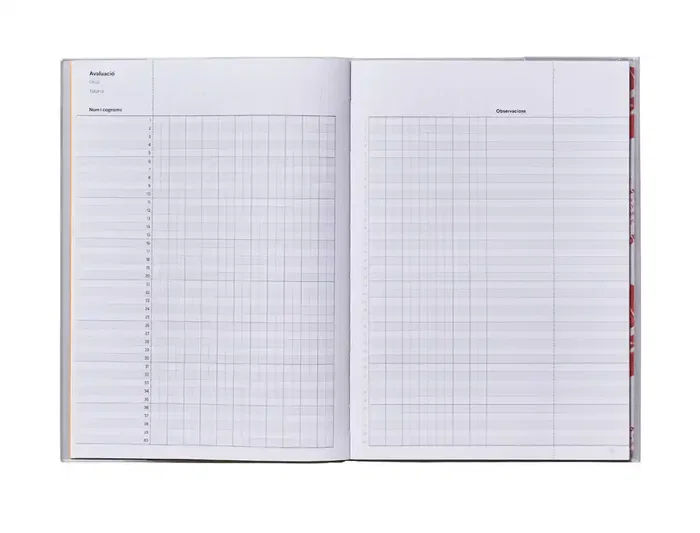 Additio Cuaderno de Tutoria DIN A4 para Evaluacion Continua con Funda y Calendario