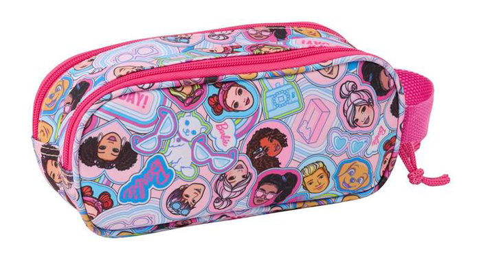 Safta Portatodo Doble 3D Barbie 21x8x6 cm