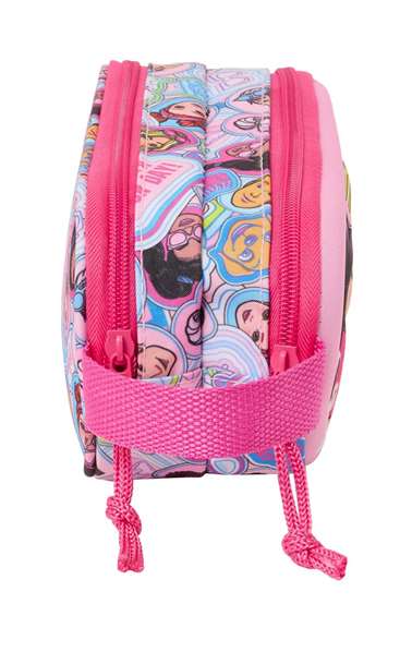 Safta Portatodo Doble 3D Barbie 21x8x6 cm