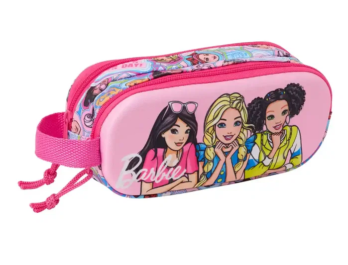 Safta Portatodo Doble 3D Barbie