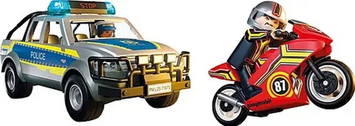 Playmobil Pick up persecución policial 71875