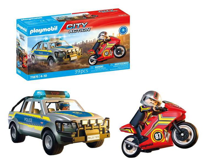 Playmobil Pick up persecución policial 71875