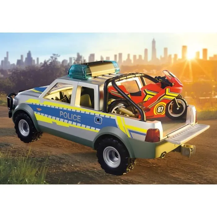 Playmobil Pick up persecución policial 71875
