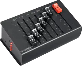 Algamlight Controlador DMX 6 Canales con Batería Interna de 10h y Puerto USB-C