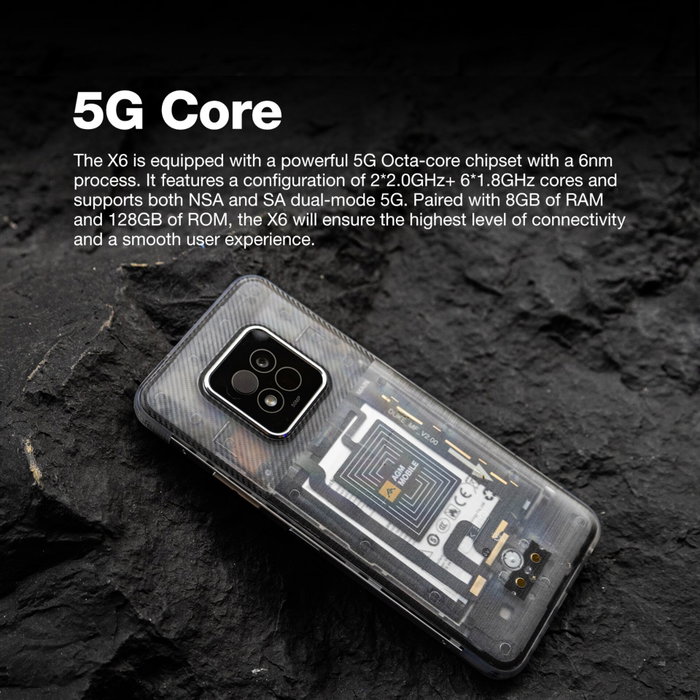 Agm AGM X6 Phantom Rugged Transparent