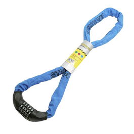 Stahlex Candado Extra Fuerte con Combinación Numérica, 5.5 mm x 120 cm, Negro, para Moto