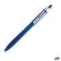 PILOT RexGrip Begreen Bolígrafo Retráctil Azul, Pack de 10