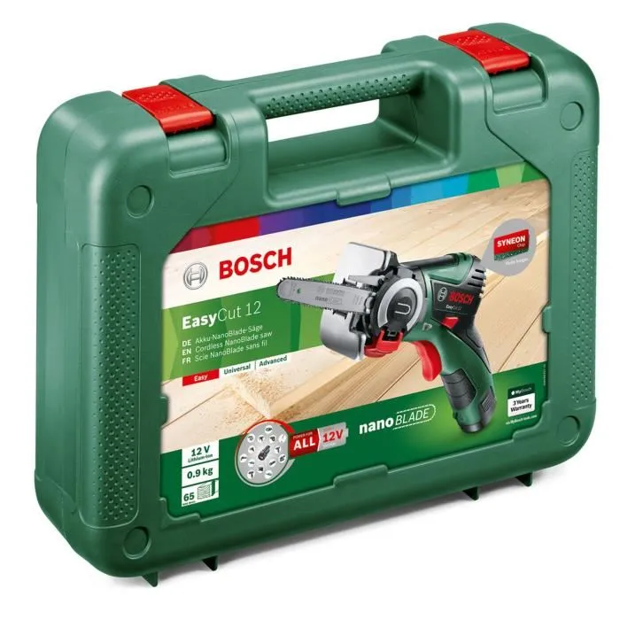 Bosch Sierra Multiusos EasyCut 12 - Sierra Inalámbrica 12 V 2.5 Ah