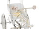 DKD Home Decor Vehículo de Decoración Rickshaw Blanco y Dorado