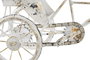 DKD Home Decor Vehículo de Decoración Rickshaw Blanco y Dorado