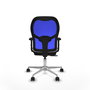 PIQUERAS Y CRESPO Silla de oficina Jorquera Sincro/Traslack Gris claro y Azul