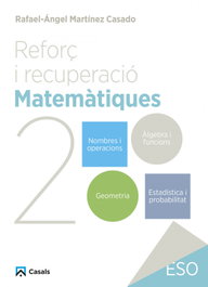 CASALS,EDITORIAL S.A. REFORC MATEMATIQUES 2 ESO CAT;C.VAL;BAL 25, AA.VV - CASALS,EDITORIAL S.A.
