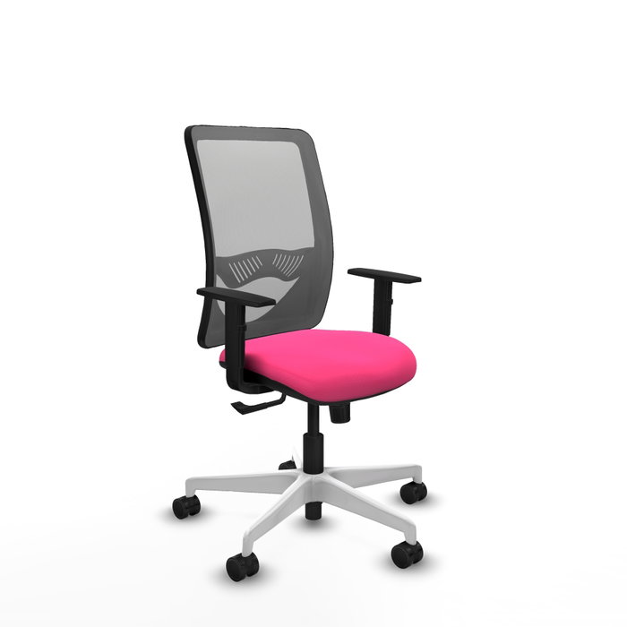 PIQUERAS Y CRESPO Silla de oficina Zulema Rosa y Gris PIQUERAS Y CRESPO Silla de oficina Zulema Rosa y Gris