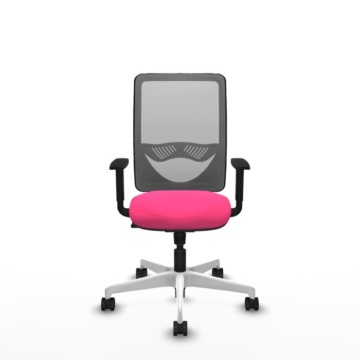 PIQUERAS Y CRESPO Silla de oficina Zulema Rosa y Gris PIQUERAS Y CRESPO Silla de oficina Zulema Rosa y Gris