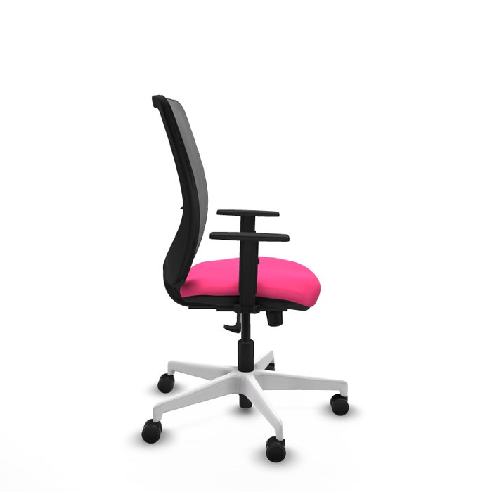 PIQUERAS Y CRESPO Silla de oficina Zulema Rosa y Gris PIQUERAS Y CRESPO Silla de oficina Zulema Rosa y Gris