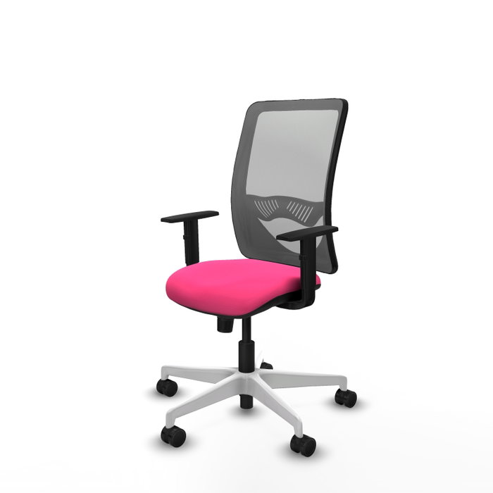 PIQUERAS Y CRESPO Silla de oficina Zulema Rosa y Gris PIQUERAS Y CRESPO Silla de oficina Zulema Rosa y Gris