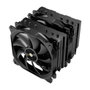 Hiditec C40 PRO Ventilador con Disipador de Doble Torre 14cm Negro